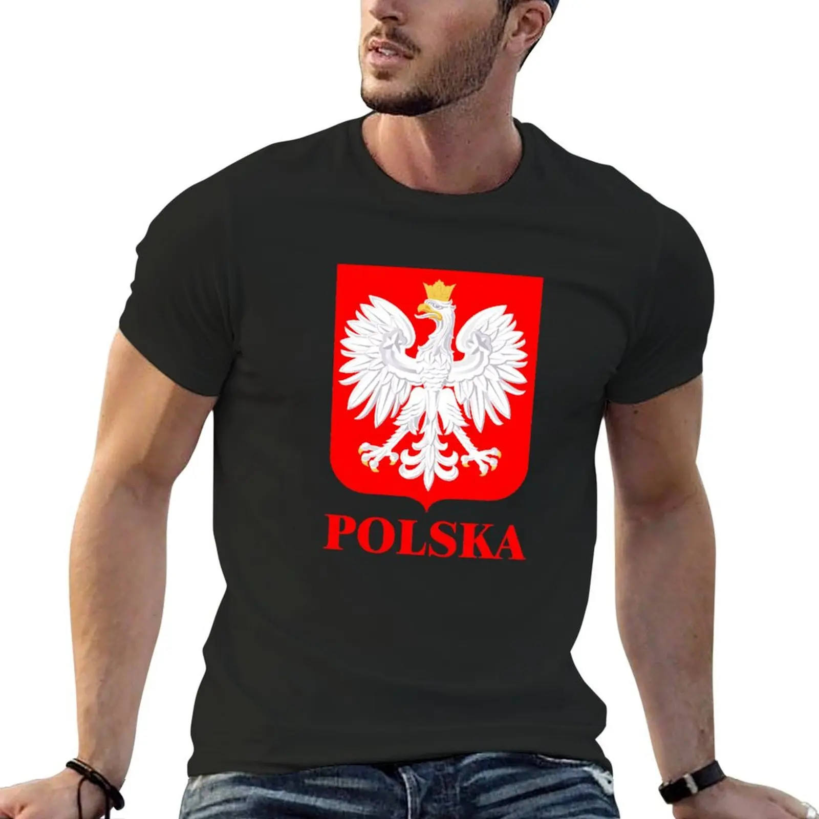 Polska 2 T-Shirt customizeds anime tops graphic tee shirt t shirts men