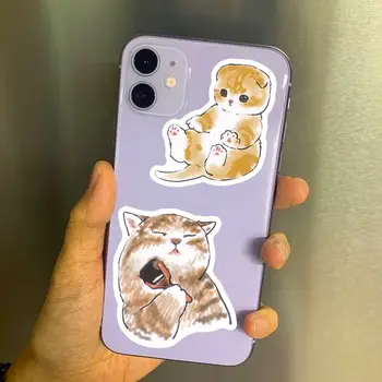 50/100張可愛卡通貓咪貼紙,適用於筆記型電腦、平板電腦、手機、冰箱、剪貼簿等,趣味動物貼紙,兒童禮物玩具 10 最佳銷售 貼紙貓 - №7