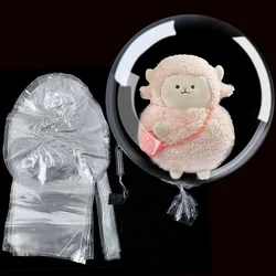 Wide Neck Bobo Balloon 30 inch Transparent Bubble Bobo Balloon For Bouquet Doll Toy Snacks Filling Wedding Birthday Party Decors