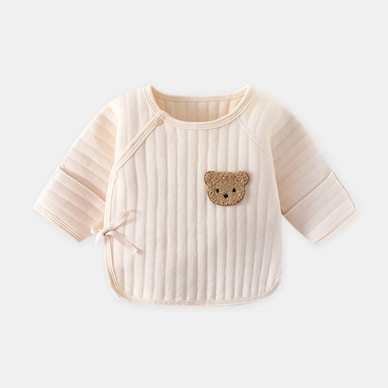 New Born Winte Clothing Baby Girl Full Sleeve Warm Sweaters Infant Boy Cotton Knit Tops Autumn Cardigan Cartoon Tee Sleepwear