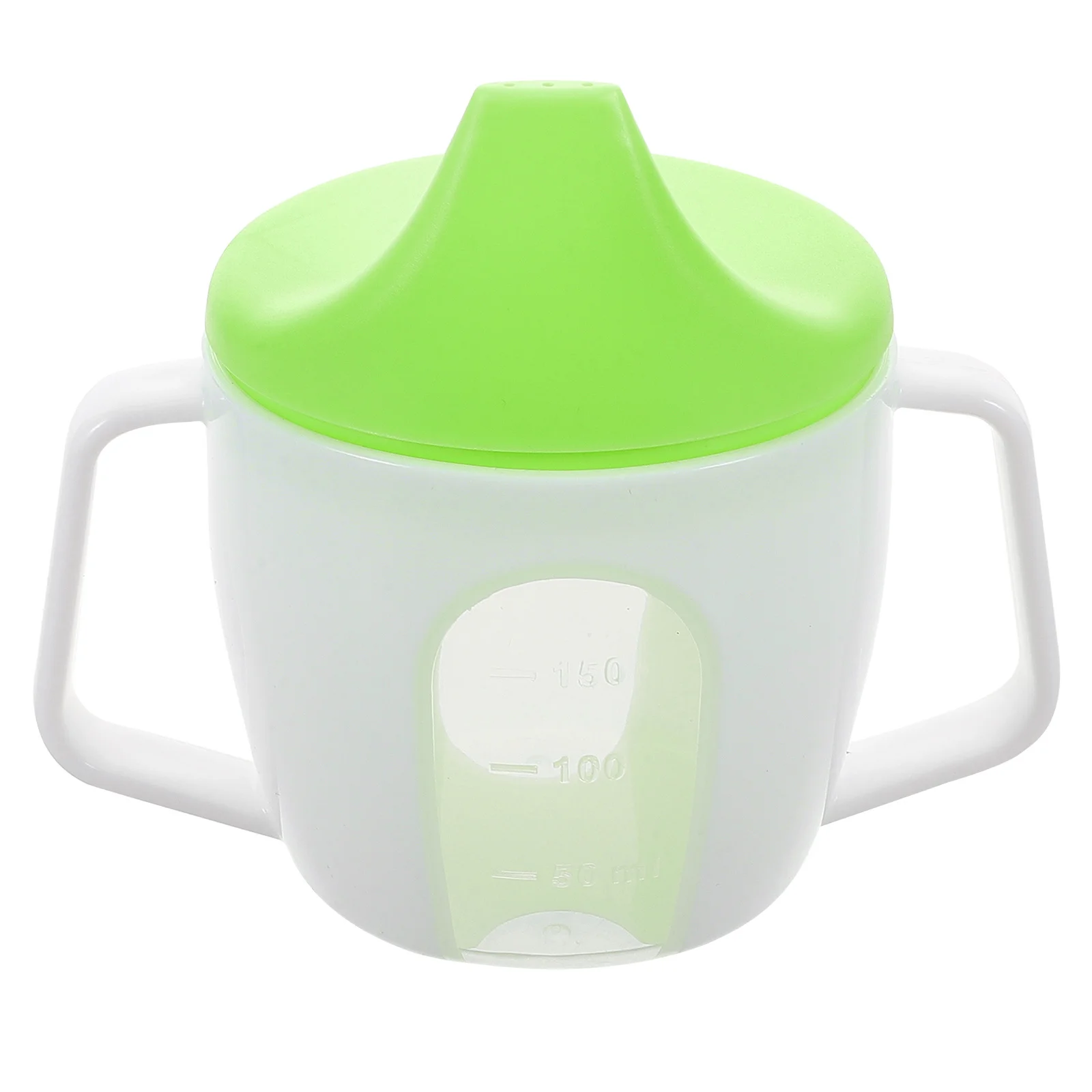 منقار البط للأطفال مع مقياس مقبض الرضع سيبي طفل شرب زجاجة أطفال كوب بقشة بلاستيكية كوب تغذية الوليد #3