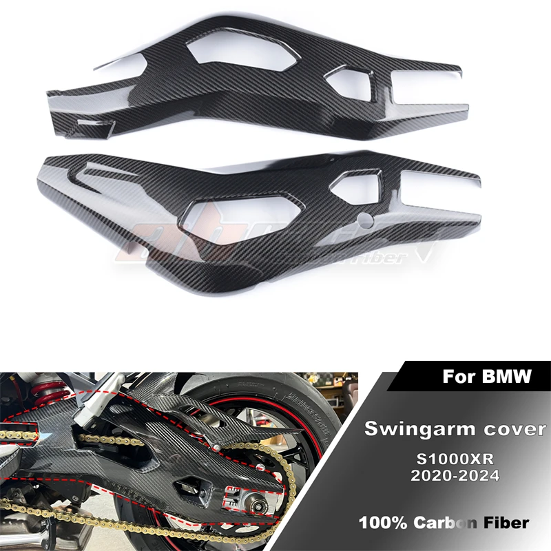 

Rear Swingarm Frame Guard Cowling Fairing For BMW S1000XR 2020-2023 Full Carbon Fiber 100%