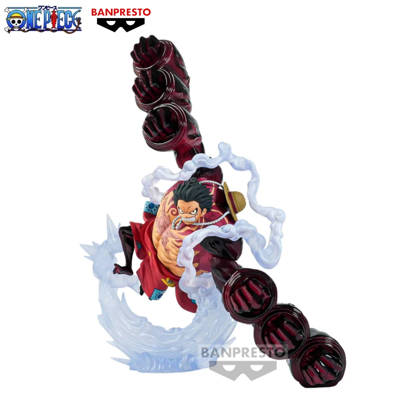 Genuino in Magazzino BANPRESTO One Piece Figure Monkey D Luffy Action Figures 20 cm PVC Modello Collezione Ornamen Giocattoli Regali per bambole