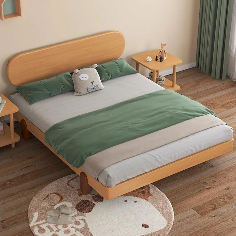 

American Style High Quality Bed Solid Wood Designer Confortable Fashionable Bed Small Family Simple Cama Casal Home Furniture