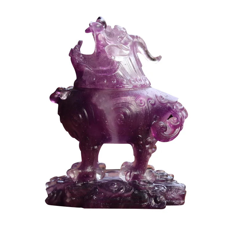 

Glazed incense burner incense utensils Luduan aromatherapy burner can be used to make plate incense gifts