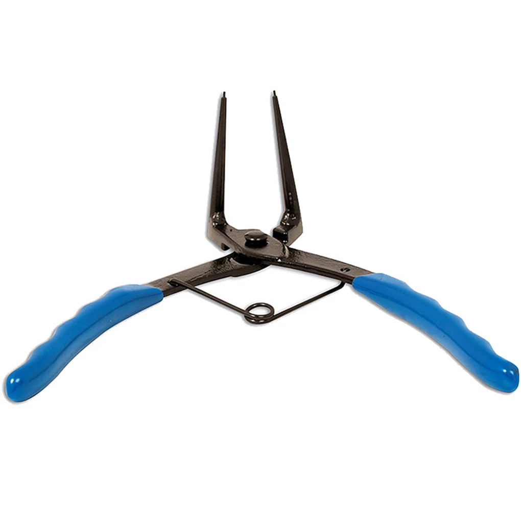 Metal Fixed Snap Ring Pliers For Heavy-Duty Maintenance Work And Repairs Inner Curved Retaining Ring Pliers Durable blue