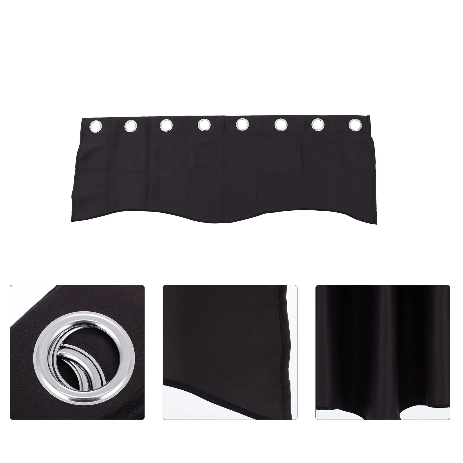 

Blackout Curtains Kitchen Valances Window Short Length Small Decorative Polyester Linen