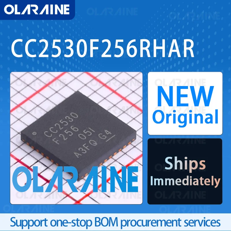 

1/5/10Pcs CC2530F256RHAR VQFN-40 original ic chip RF System-on-Chip - SoC RoHS Core 8051 Rate 250 kbps Voltage -3.6 V