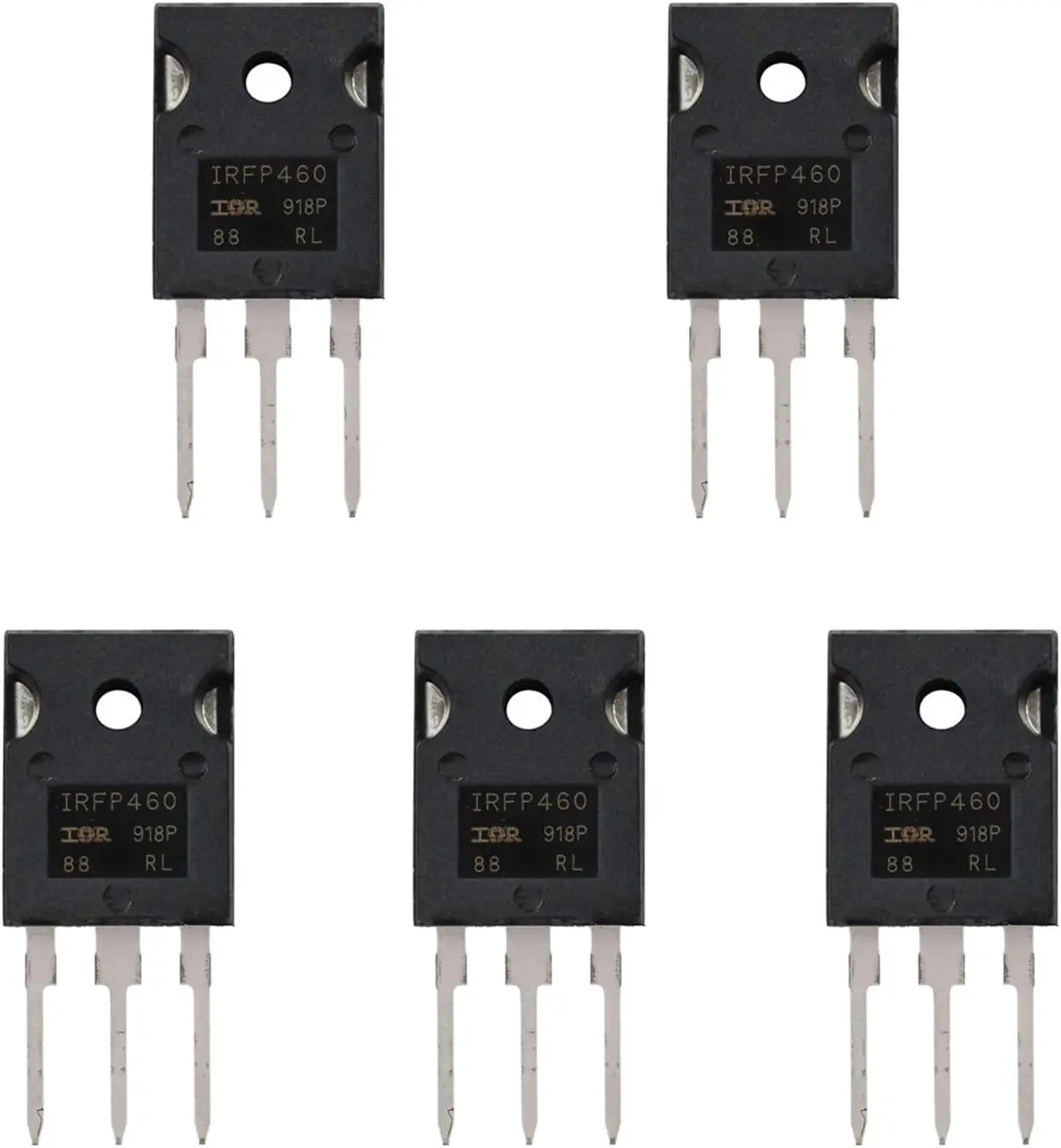 5PCS Transistores MOSFET IRFP460 IRFP460N 20A 500V N-Channel Power MOSFET IRFP460NPBF TO-247
