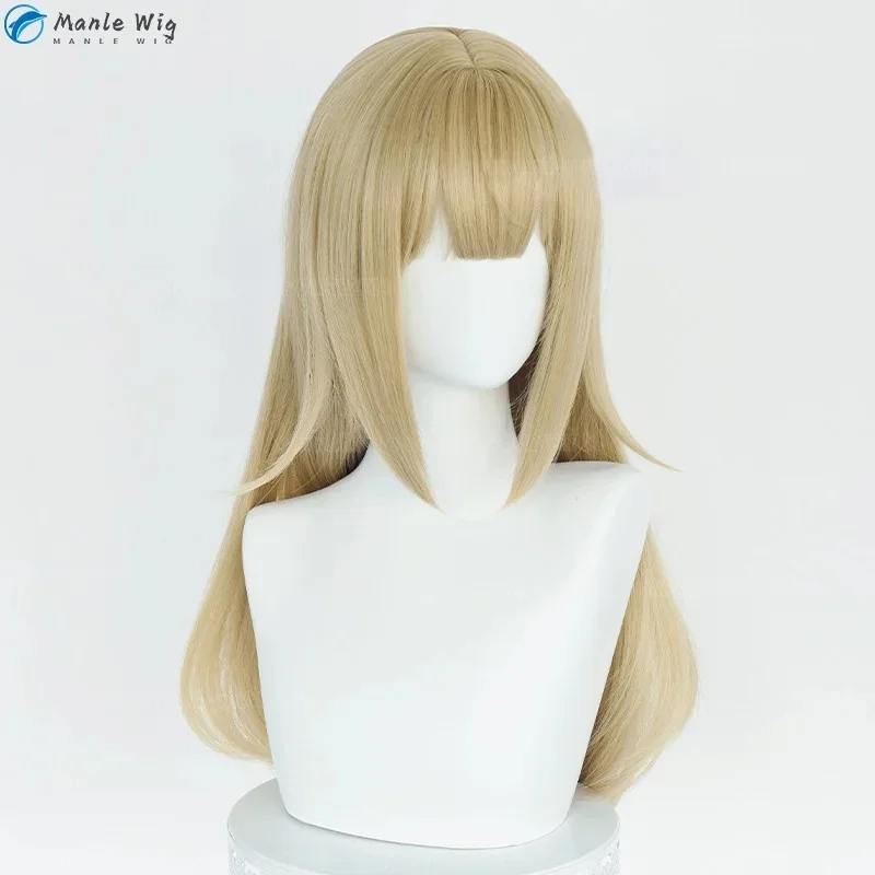 3,v;5'h\8/ Cosplay 40Hara Kinako Cat Pet Kitty OSAKANA Wig 65cm Yellow Heat Resistant Synthetic Hair Cute Ea7;j'9.g\2/ - view 4