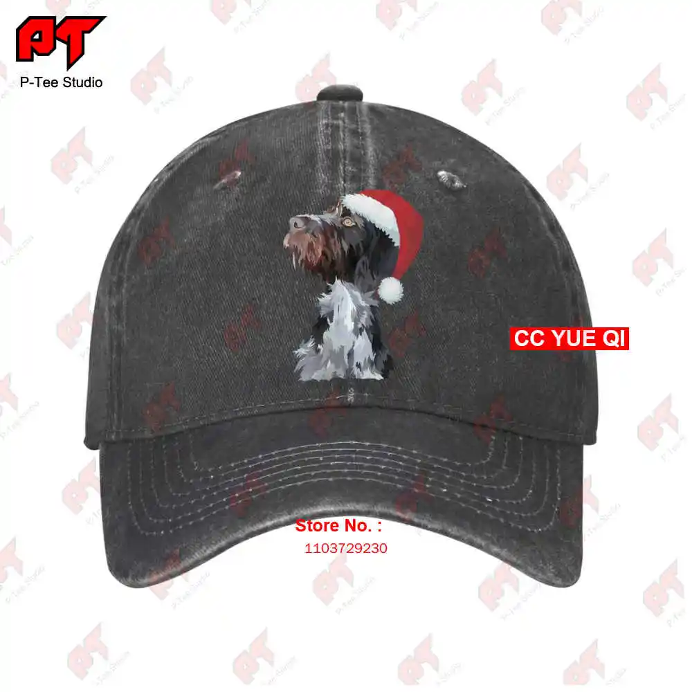 Deutsch Drahthaar German Wirehaired Pointer Baseball Caps Truck Cap TAN8