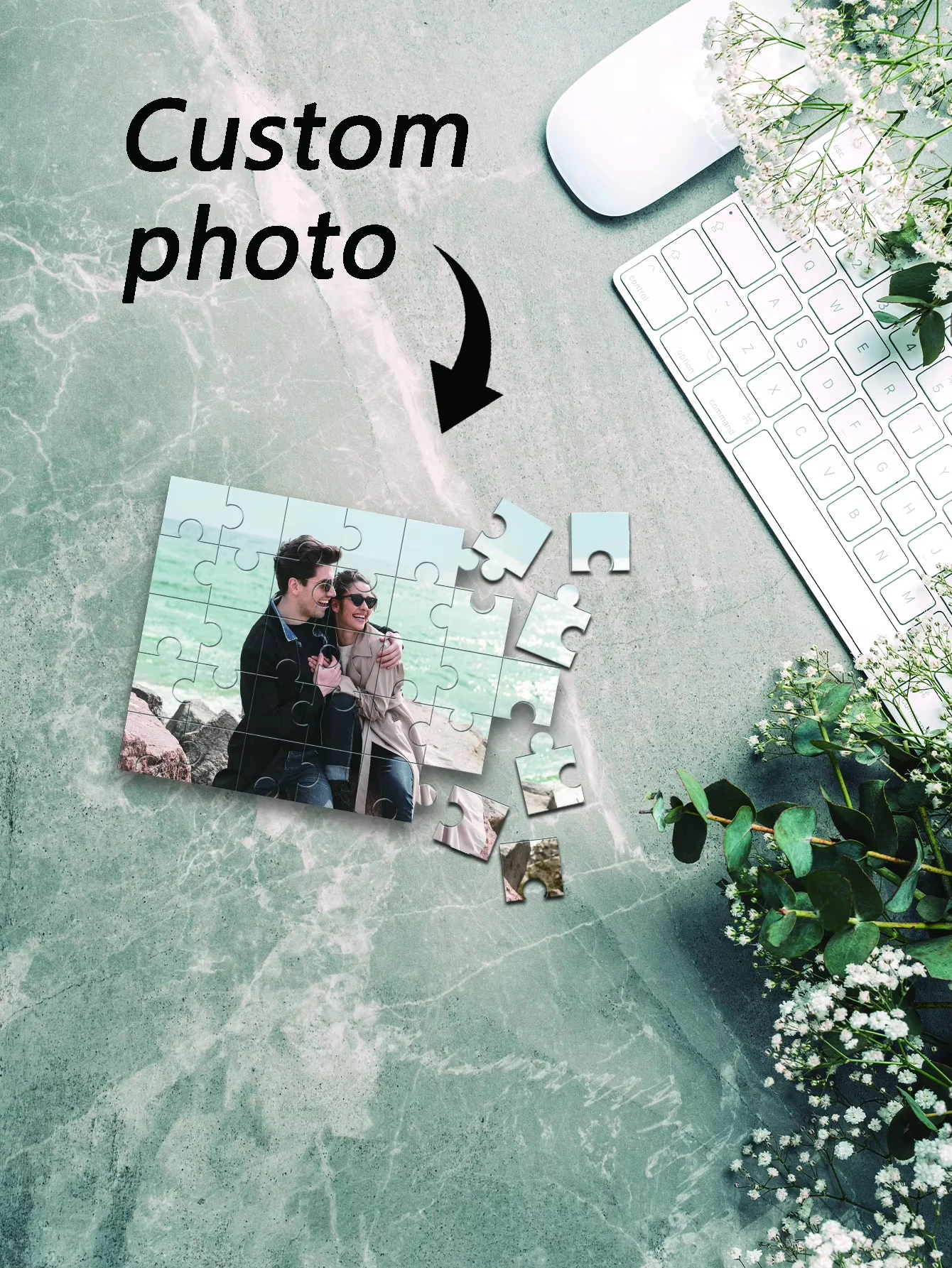 

500/1000/1200/2000pcs Personalized Photo Custom Puzzles in Picture For Children Toy Kids Gift