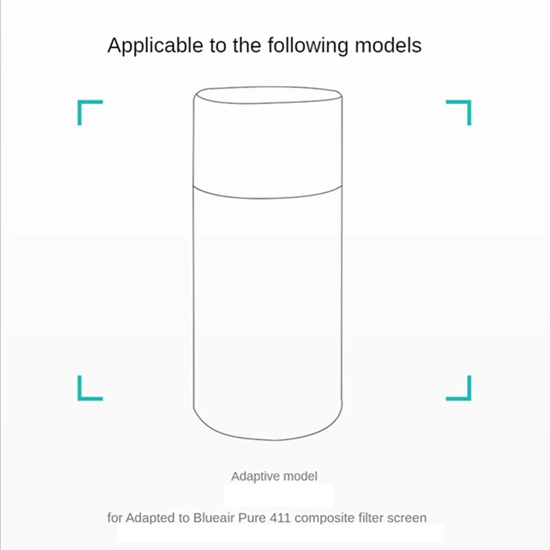 Сменный фильтр композитного фильтра AA96 для фильтра очистителя воздуха Blue Pure 411/411+ и 3210