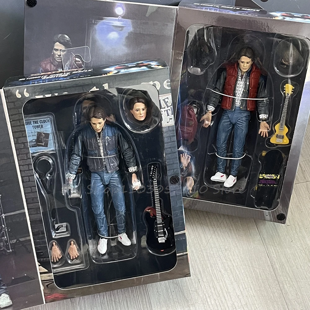

NECA Guitar Marty Figure 1985 Guitar Marty McFly Back To The Future Part II Action Figure Model Toy For Birthday Gifts