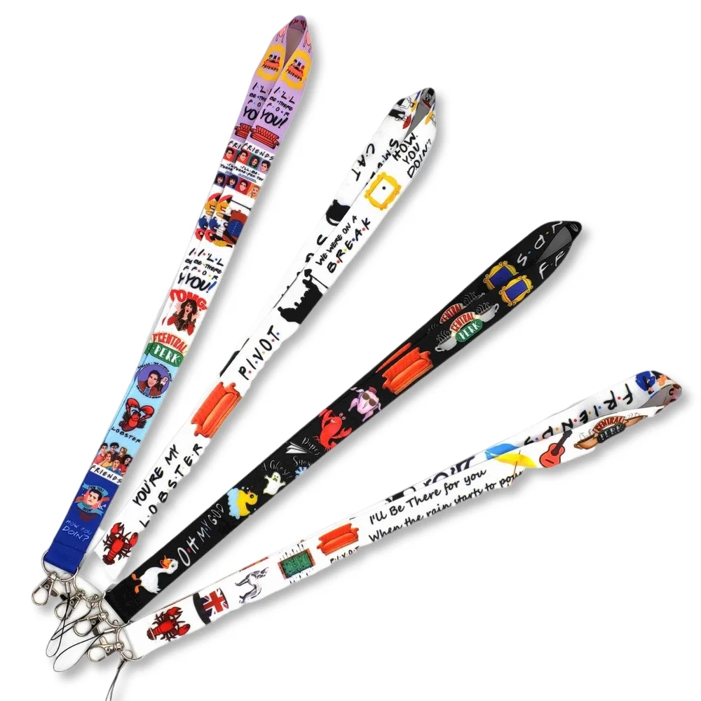 

Friends Neck Strap Lanyard for Keys, ID, Badge Holder, Credit Card, Phone Pendant, Removable Fashion Accessory
