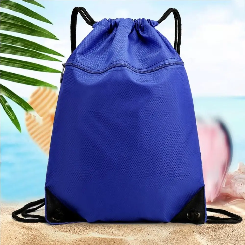 Outdoor Men Sports Bags Large Football Basketball Bag Gym Swimming Drawstring Bag Women Camping Waterproof Shoes Oxford Backpack