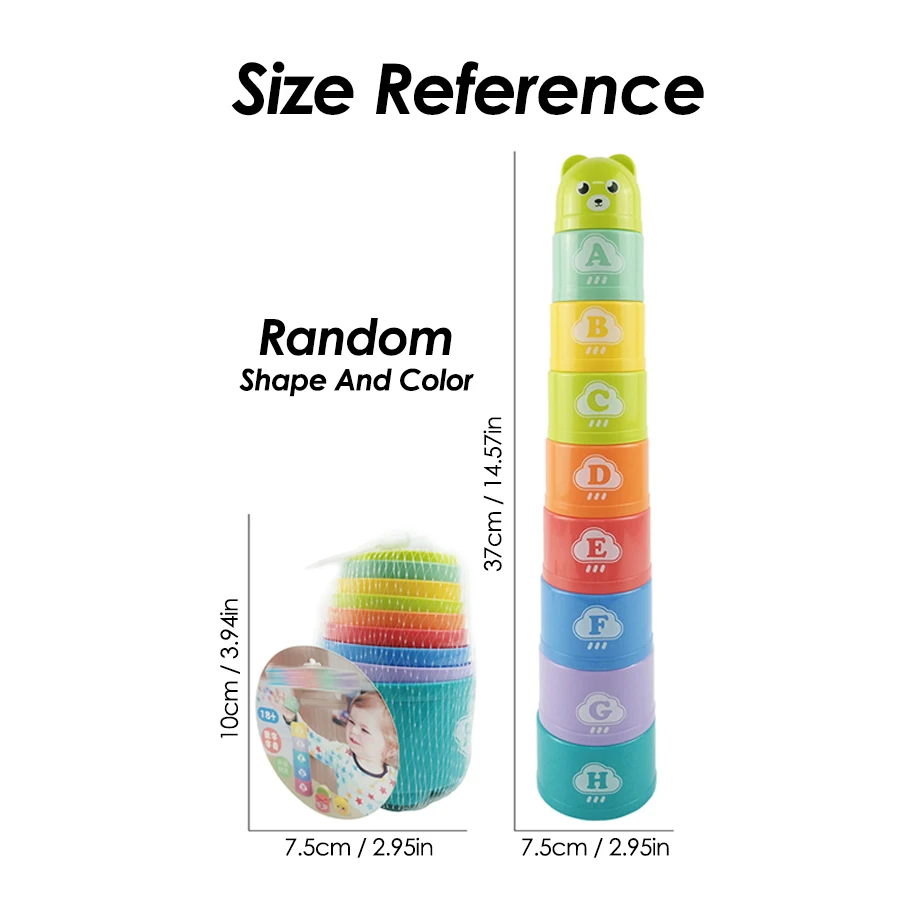 Kid Brain Response Battle Fold Cup Hand Speed Competition Fold Cup Child Stack Game Early Education Puzzle Train Board Games Toy