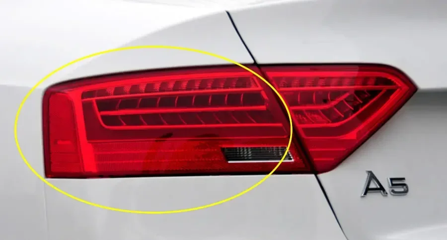 For Audi A5 2012 2013 2014 2015 2016 Outer Taillight Shell Tail Lamp Cover Brake Lights Mask Replace The Original Lampshade