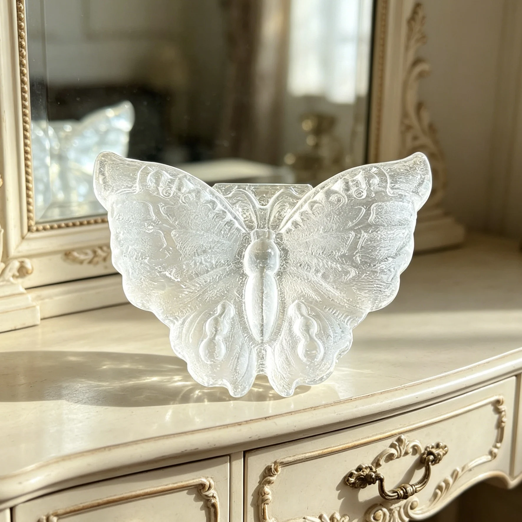 Mini sculpture de papillon en cristal naturel de sélénite blanche, pierres précieuses Reiki de guérison, jolis cadeaux, adaptés à la décoration de la maison, Ha, 1 pièce