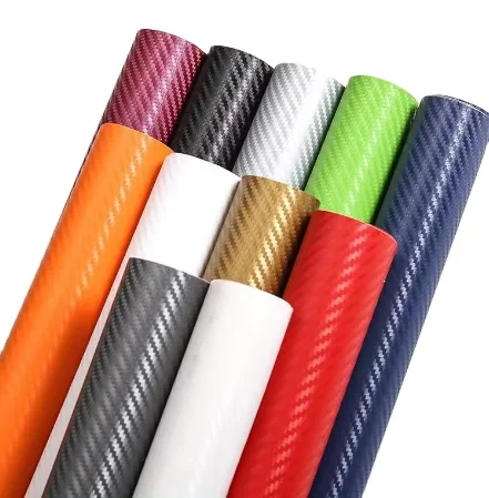 High quality wholesale carbon fibre vinyl/air bubble free car wrap/3D 4D carbon fiber film