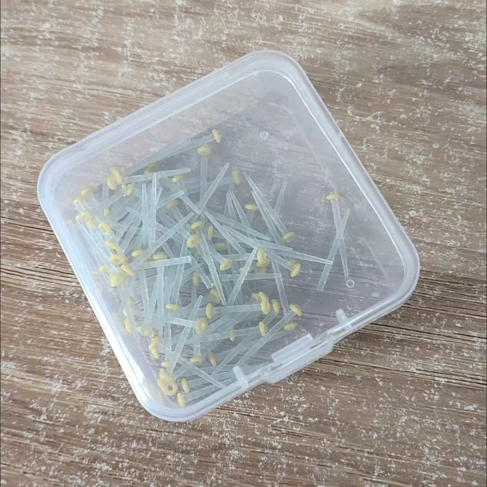 Postes de fibra de parafuso dental, 400 peças, reparo de coroa, pilhas de canal radicular, restauração anterior de dente, vidro de quartzo, poste de ligação composto