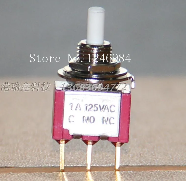 [SA]P8701 trigger pin single tripod M6.2 small toggle switch reset button normally open normally closed SH--50pcs/lot