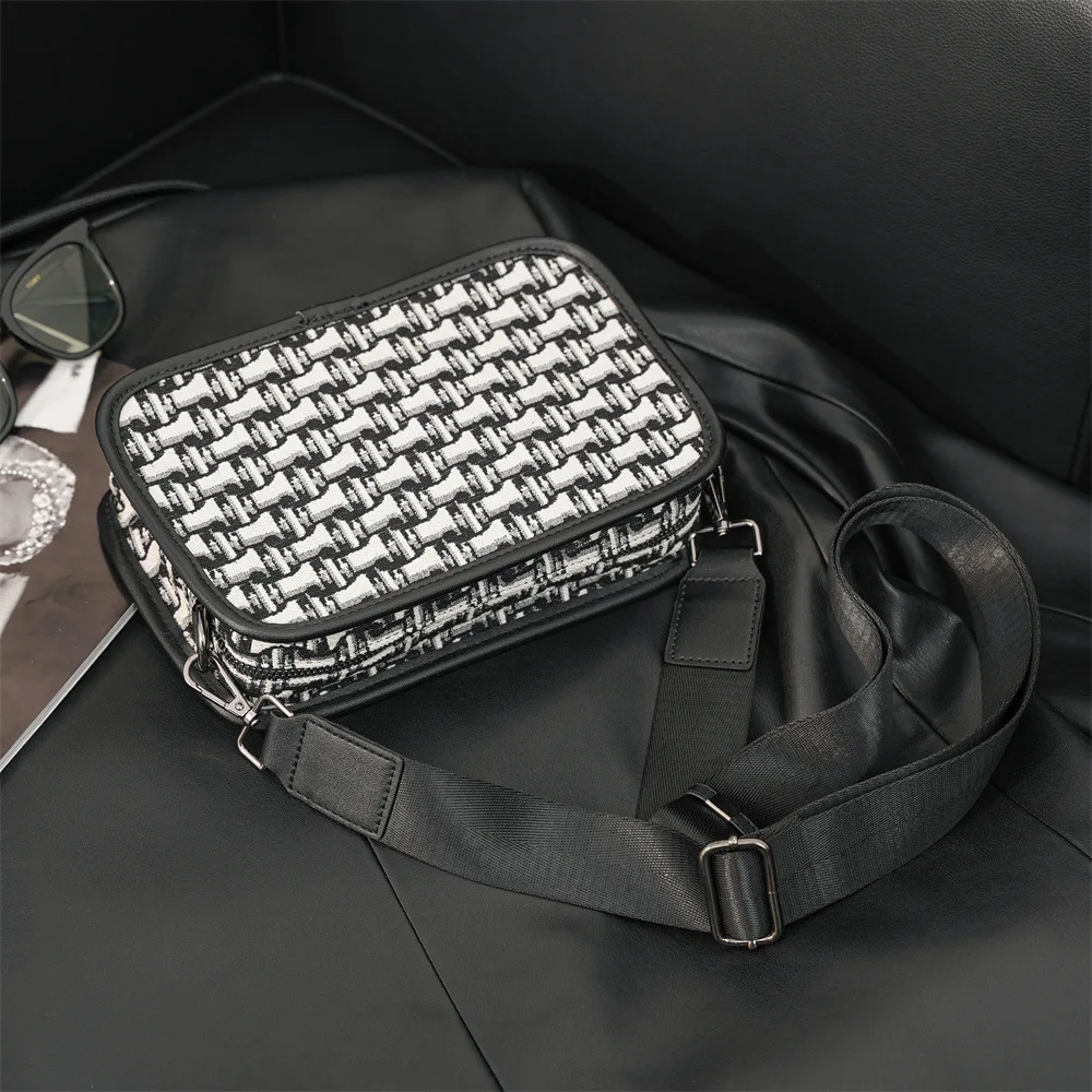 Luxuriöse Umhängetasche für Herren, modisches Markendesign, Herren-Umhängetaschen, quadratische Schultertaschen für Herren, Clutches, Handtasche, Sling Bag – Detail 5