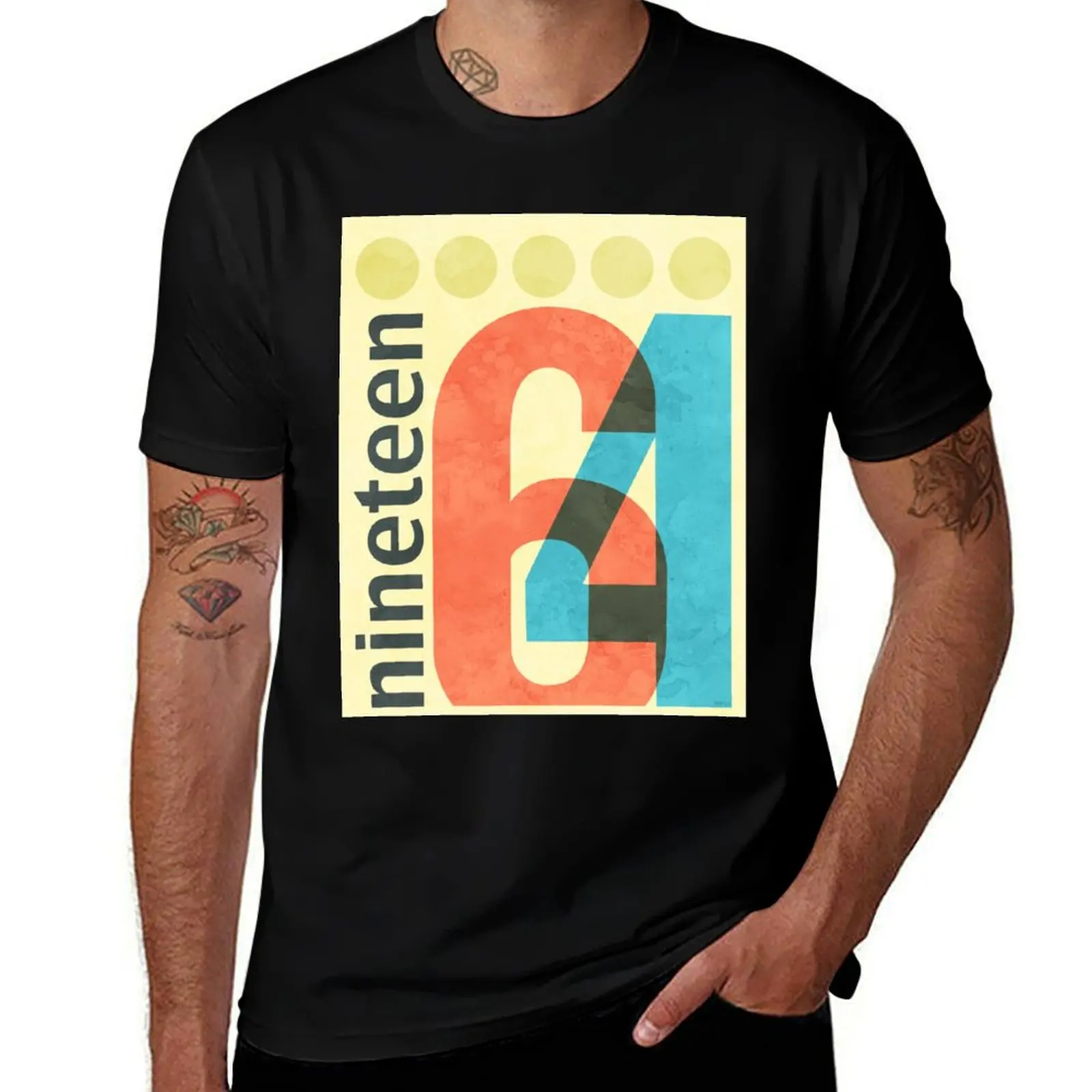 

Nineteen 64 T-Shirt anime tshirt t shirts for man pack cotton T-Shirt