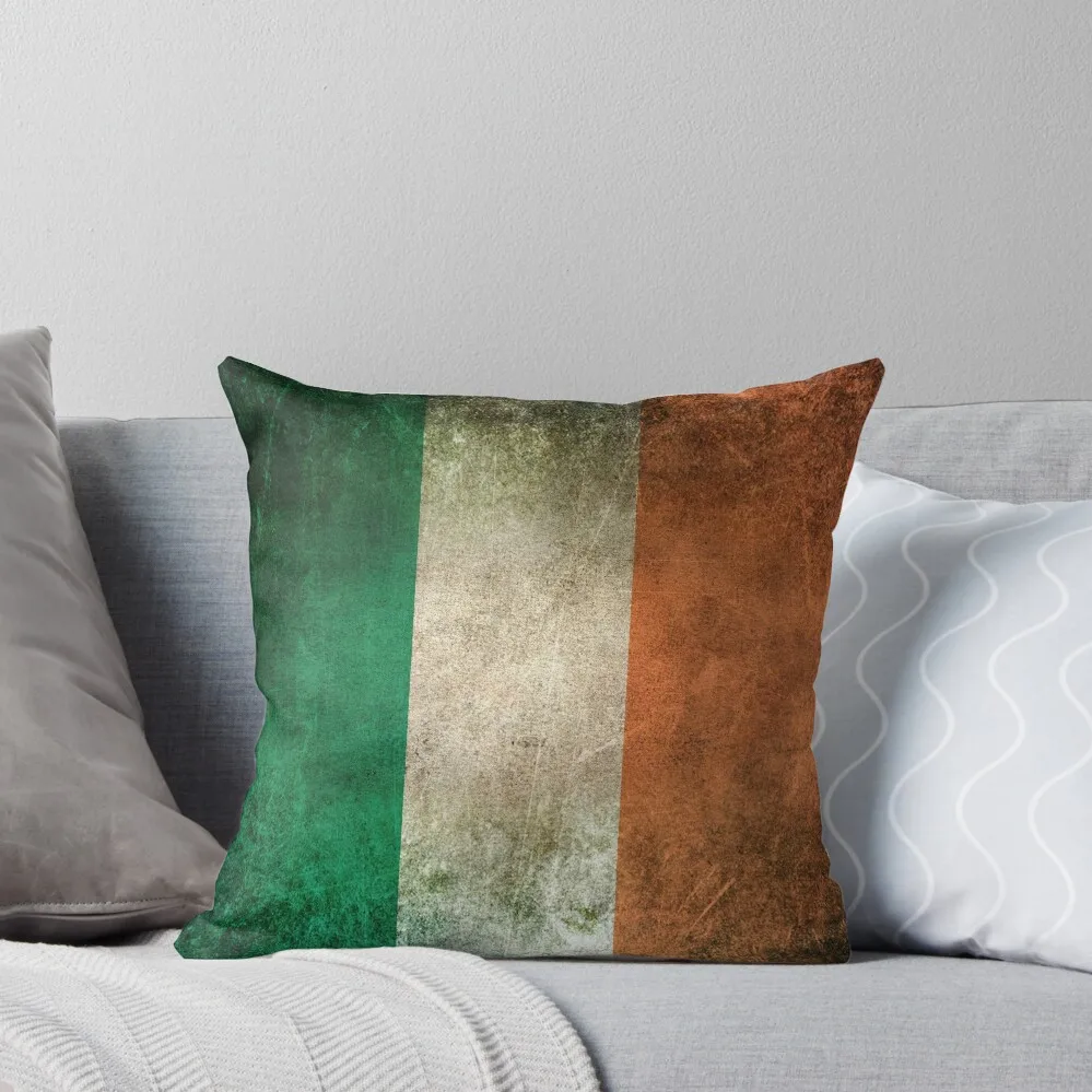 Старые и изношенные состаренные винтажные наволочки с флагом Ирландии, рождественские наволочки для диванных подушек, наволочки для подушек