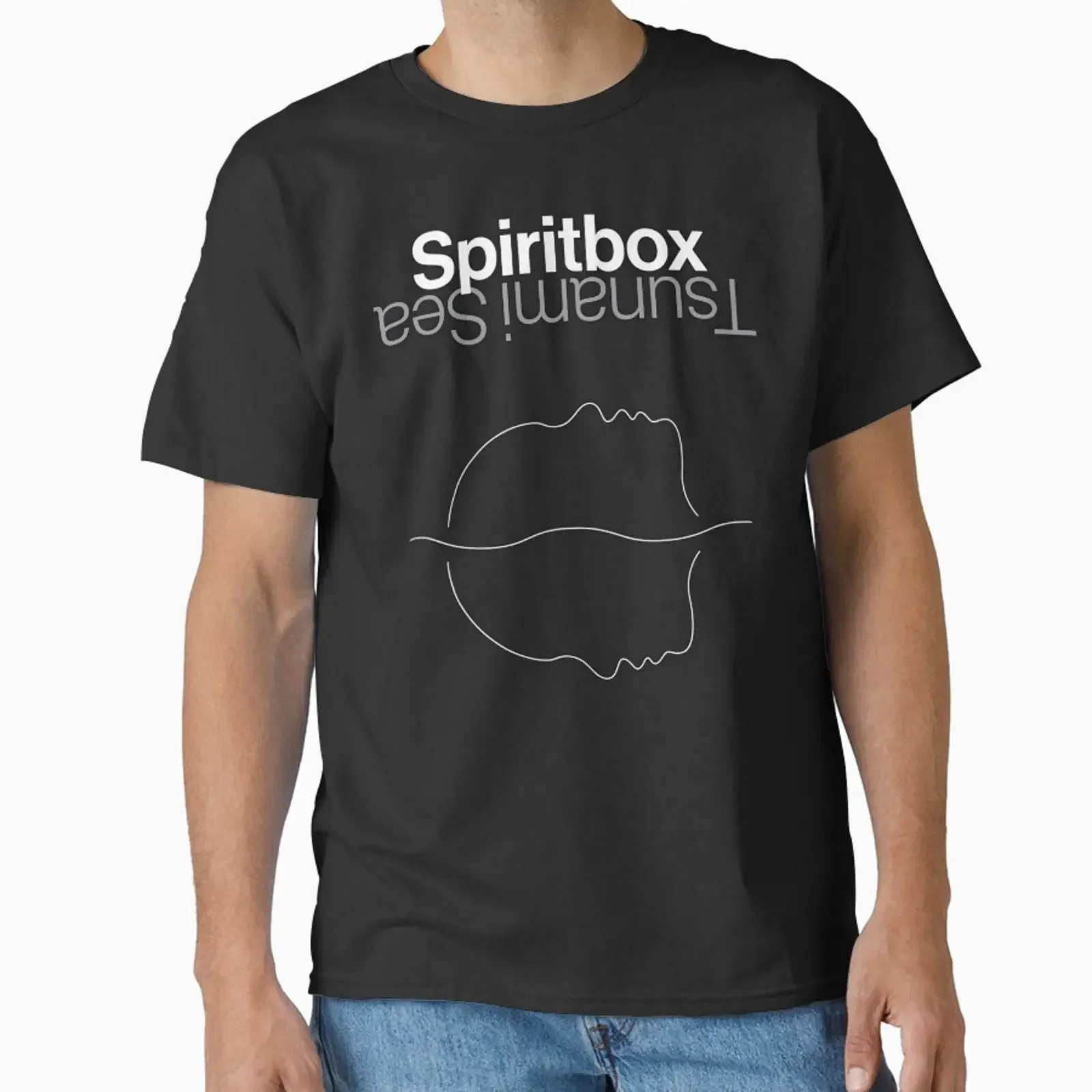 Spiritbox Classic T Shirt vintage Washed Stylish graphic homme Comfortable Versatile fashion Soft Slightly streetwear