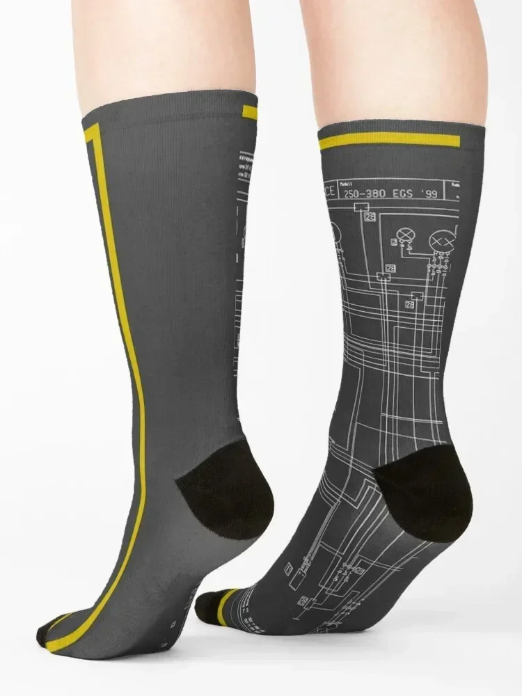 Wiring Diagram Socks Thermal man winter gift designer cute Women Socks Men's
