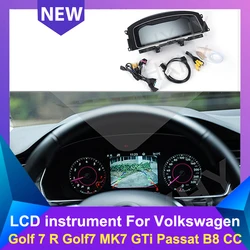 2024 Latest Car LCD Digital Dashboard Panel For VW Golf 7 R Golf7 MK7 GTi Passat B8 CC Instrument Cluster Speedometer Cockpit