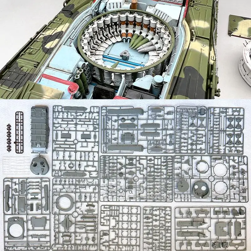 Amusing 35A060 1/35 Russian Main Battle Tank T-80U Full interior kit