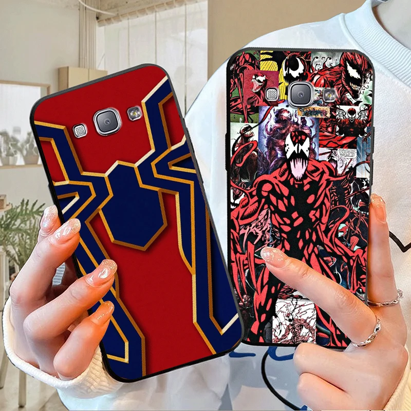 Marvel Spiderman Hero For Samsung Galaxy A9 A8 Star A9S A7 A6 A5 A3 Plus 2018 2017 2016 Silicone Soft Black Phone Case Fundas