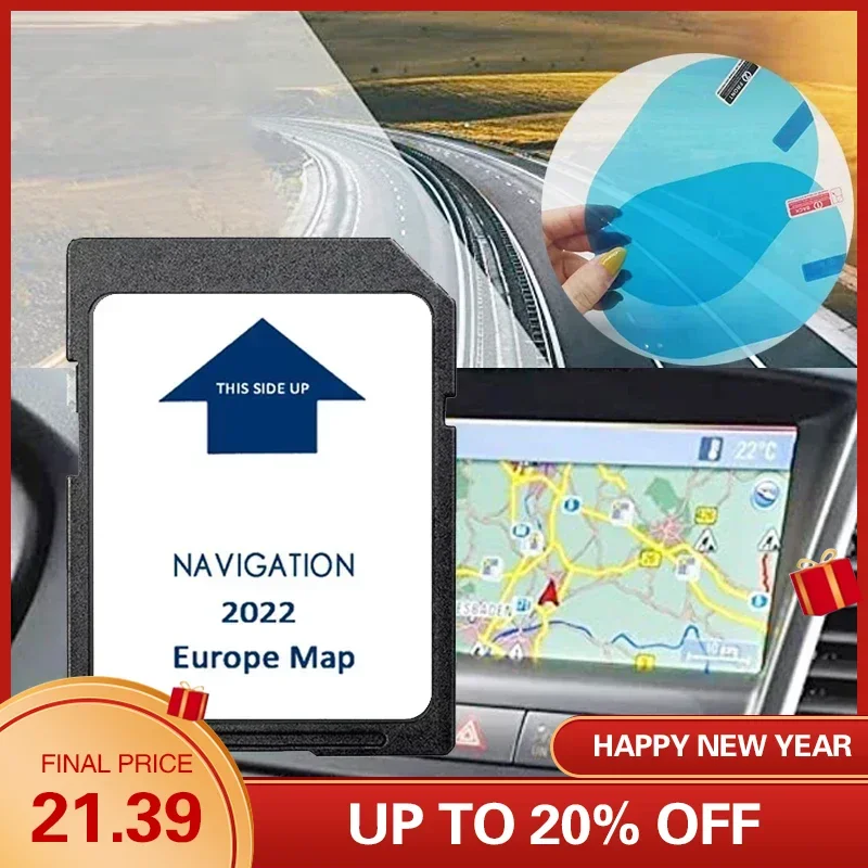 SD Card Navigation 8GB Full Version Europe Map GPS Sat Nav for IVECO Stralis Hi-Way