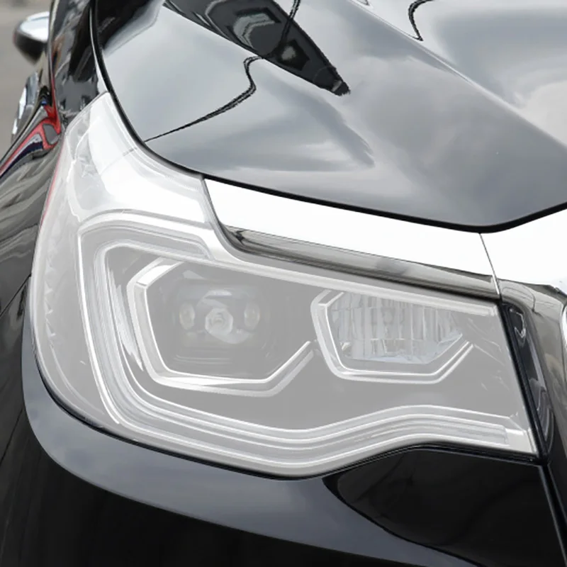 

For Red Banner HS7（2023）Car Exterior Headlight Anti-scratch Front Lamp Transparent TPU Protective Film Accessories Sticker