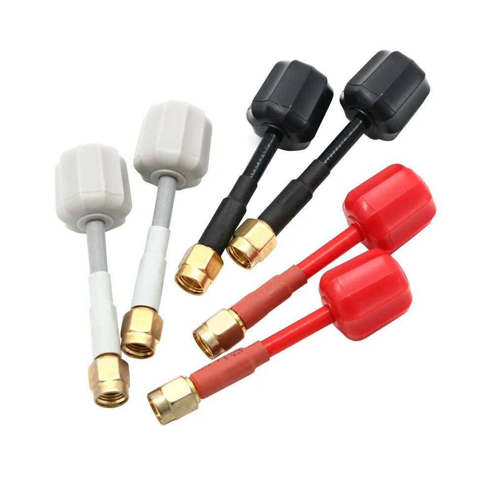 2pcs 5.8G Mini Lollipop FPV Antenna High Gain FPV Transmitter/Receiver RHCP FPV SMA RPSMA For RC FPV Racing Drone