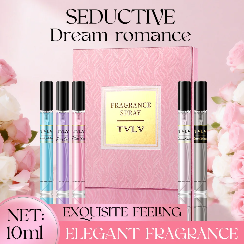 TVLV Fragrance Spray Perfume Set For Women Long Lasting Scent Body Mist Gift Box