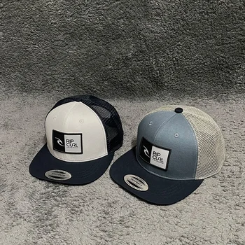남여 Ripcurl 서핑 야구 모자 트럭 오토바이 태양 보호 모자 남성 여성을위한 하드 탑 플랫