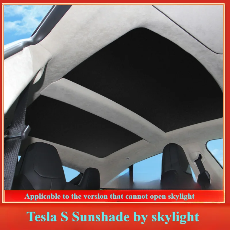 for Tesla models sunroof sunshade roof Sunblock Panoramic Sunroof auto accessories