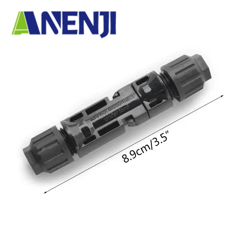 ANENJI, envío gratis, 100/40/10/4 Uds., conector Solar, Kit de conectores de enchufe fotovoltaico para Cable solar fotovoltaico PV/MC de 8,9 CM/3,5''