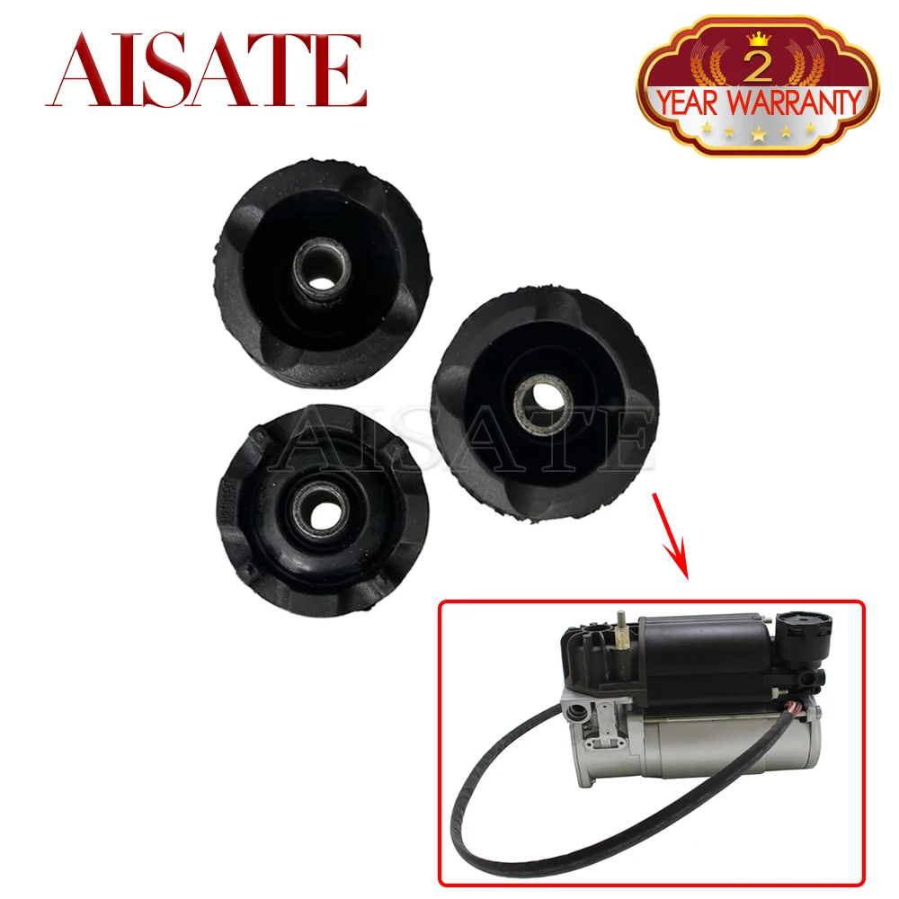 3PCS Air Compressor Pump Bracket Rubber Mounting For BMW E39 X5 E53 2WD/MATIC E66 E65 37226787616 37226778773 37221092349