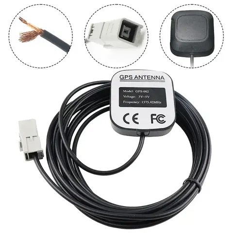자동차 GPS 네비게이션 액티브 안테나 GT5-1S 소켓, 안테나 커넥터 케이블, 3-5V 안테나, 자동차 액세서리, 자동차 부품