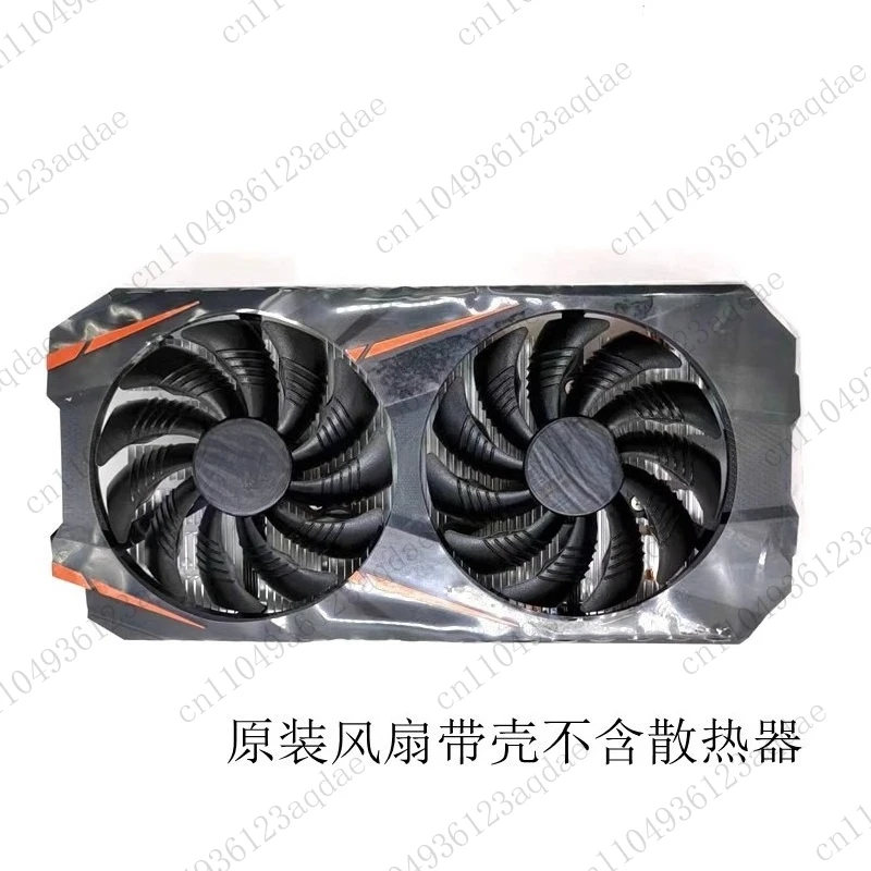 P106 Fan with Casing 1060 Graphics Card Heat Sink Hole Distance 5.8cm Dual Fans