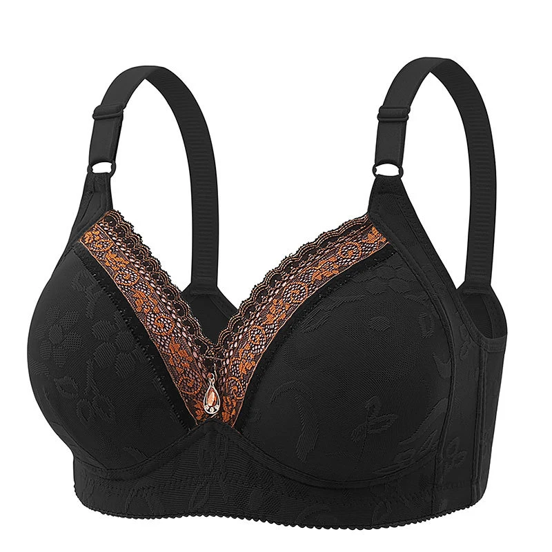 حمالات الصدر للنساء ، سوبر دفع ما يصل Bralette ، الدانتيل العشير ، مثير الملابس الداخلية ، الملابس الداخلية ، Underwire ، زائد ، كبيرة ، حجم كبير ، كوب 100AB #6