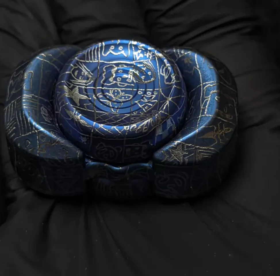 

Б/у EDC FZ титановый спиннер-гироскоп для пальцев, антистрессовая игрушка