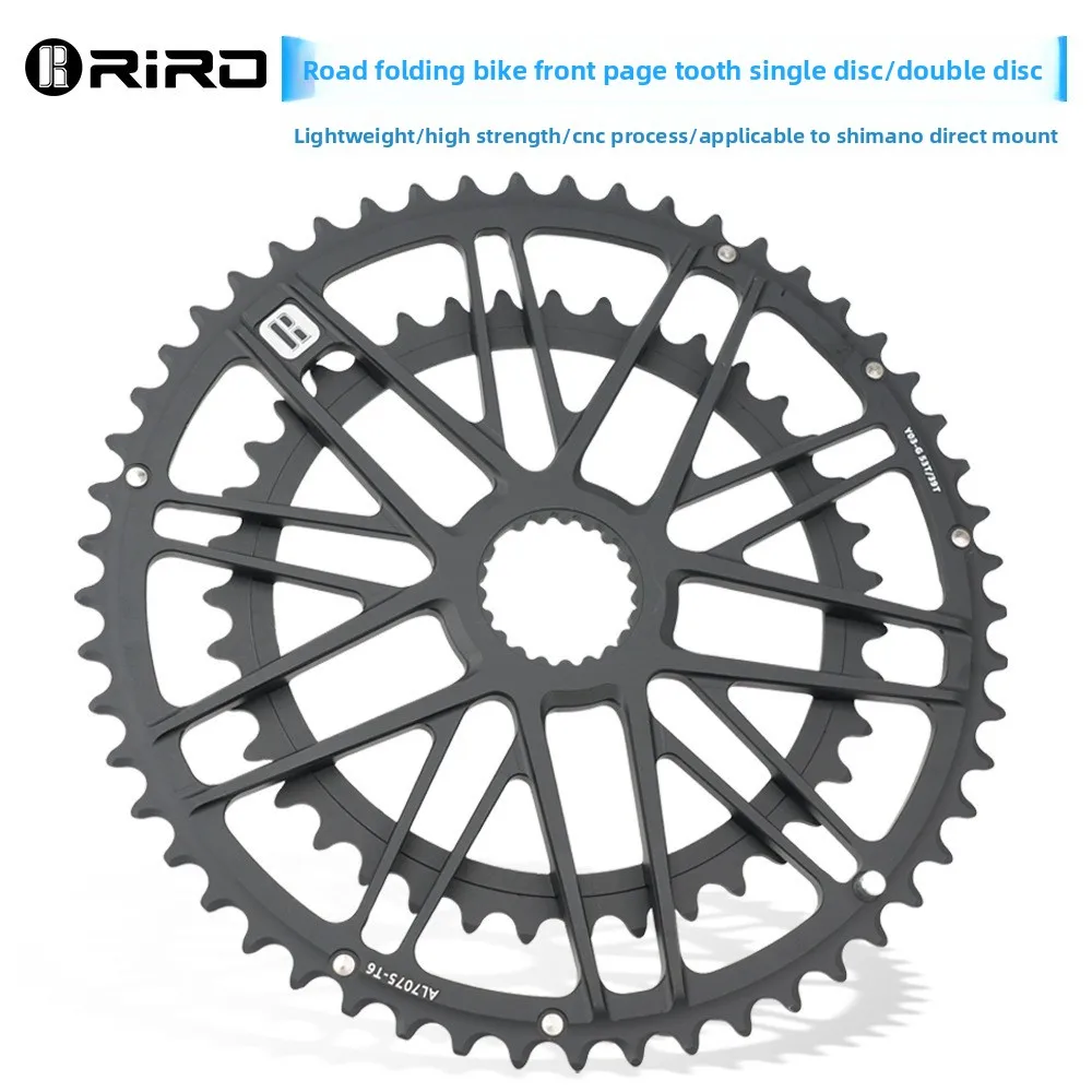 

RIRO road bicycle disc positive and negative teeth single disc double disc suitable for SHIMANO direct loading M9100/M8100