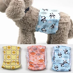 Pantalones fisiológicos lavables para perros, ropa interior sanitaria reutilizable, banda para el vientre, pañal de algodón para perros grandes, pequeños y medianos