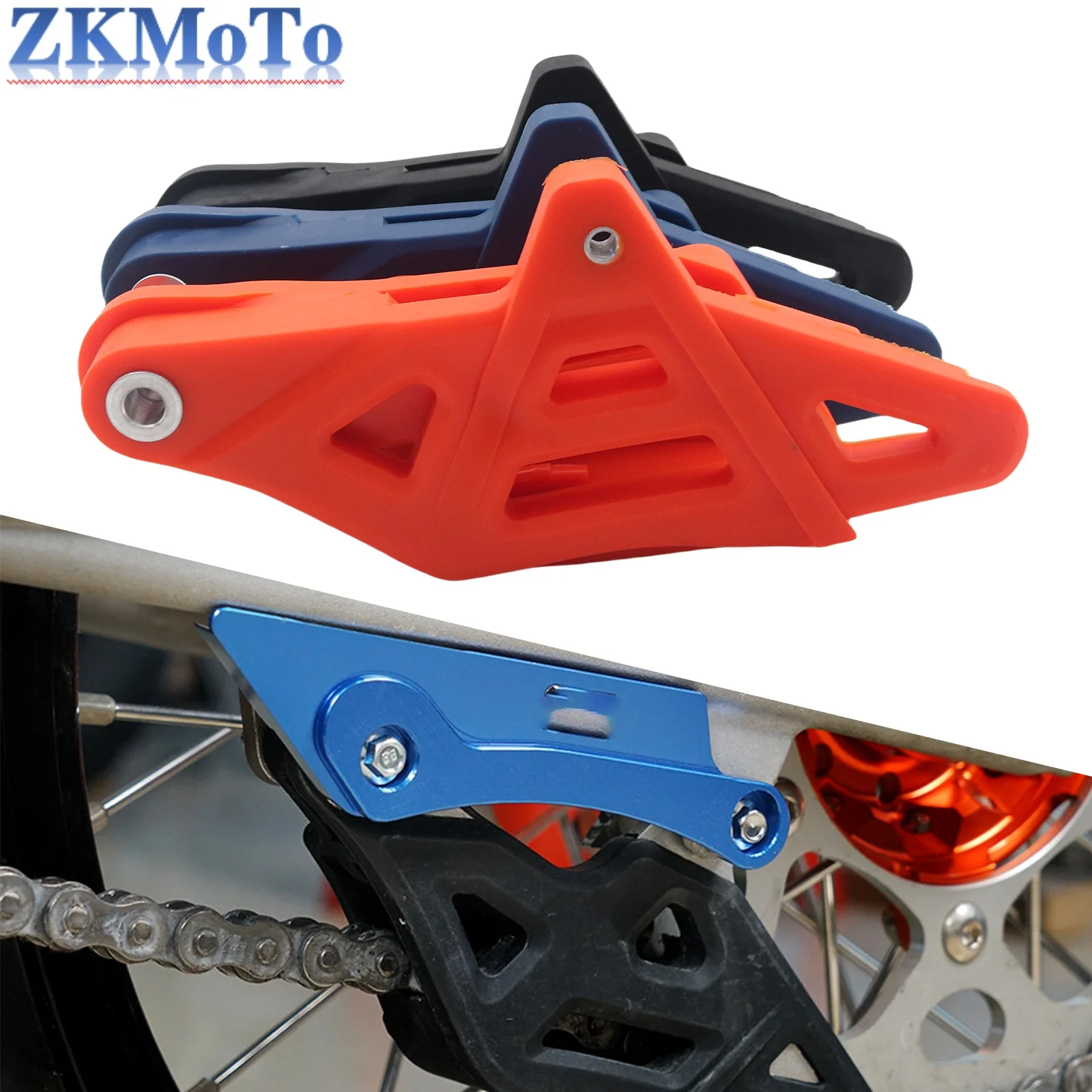 

Направляющая цепи мотоцикла для KTM EXC EXC-F XCW XCF-W 14-15 Sixdays TPI для Husqvarna TE FE для GasGas EC 125 150 250 300 350 450