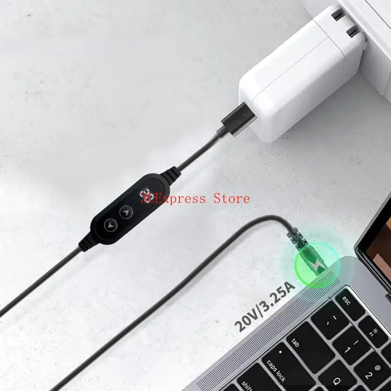 PD100W USB C إلى DC5525 5.5X2